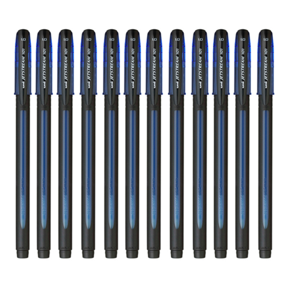 제트스트림 SX-101-10 캡식펜 1.0mm, 블루, 12개 8,840원