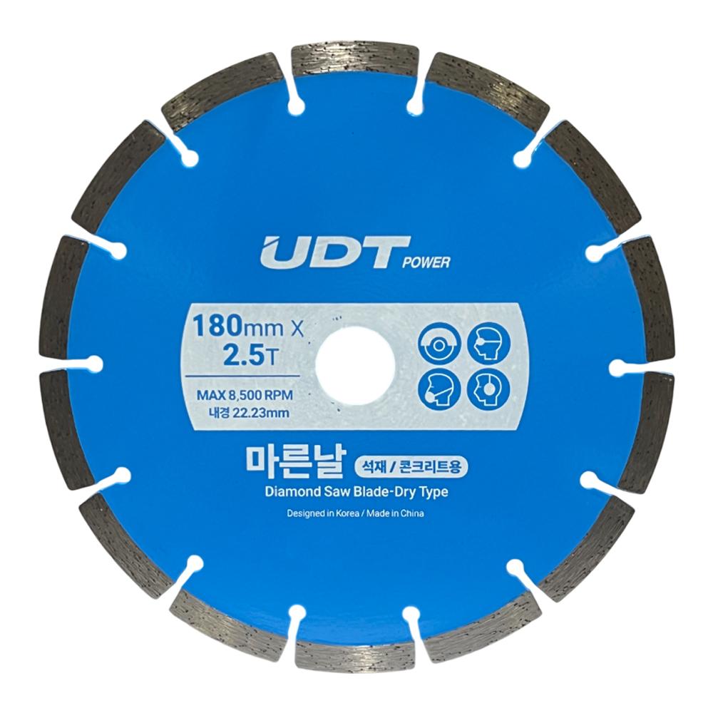 [UDT(스마토)] 다이아몬드쏘 마른날 7인치x2.4Tx22mm, 1개 17,960원
