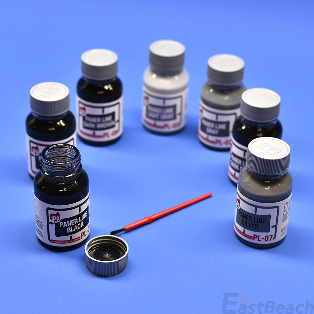 아이피피 패널라인 액센트컬러 먹선 블랙 그레이 브라운 에나멜 프라모델 모형 전차 비행기 건담 함선 워싱 4,800원