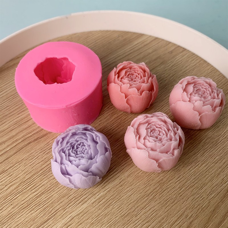 실리콘 몰드 HA 40mm 피오니 1구 랜덤 석고방향제 틀 비누 캔들 디퓨저 재료 DIY 12,300원