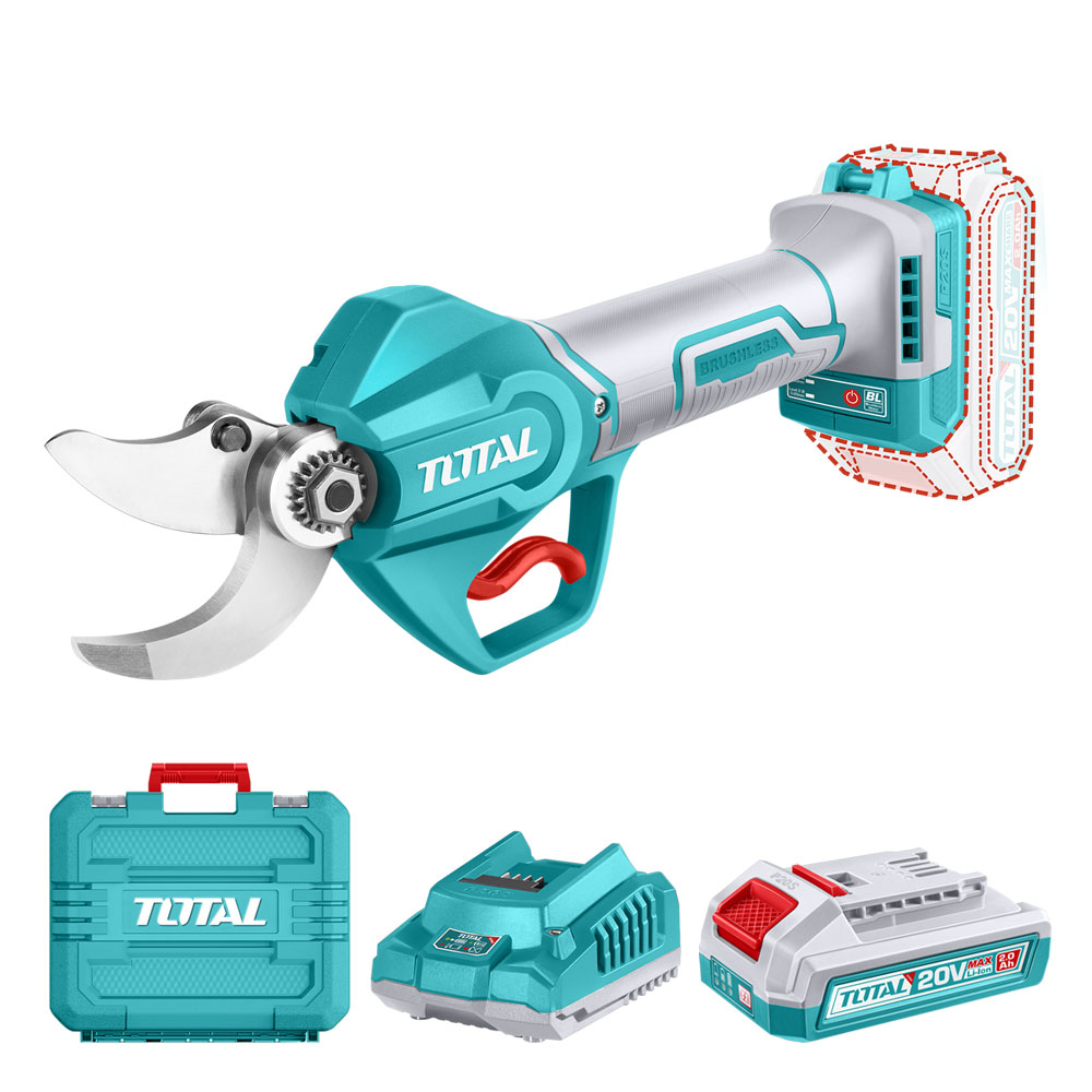 토탈전동 20V 무선 전동 전지가위 2.0Ah 배터리 충전기 세트 TSSLI203083 브러쉬리스 가지치기 과수원 203,060원