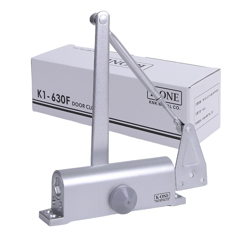 (락이록이) 도어클로저 현관문 방화문 도어체크 문자동 닫힘 내화방지 K-ONE 630 F, 1개, K-ONE 630 F (실버 일자형) 13,000원