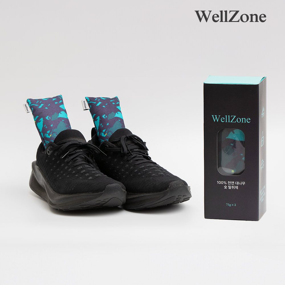 웰존 신발 탈취제 대나무 숯 냄새 습기 제거제 운동화 무향 와일드 네이비 60,140원