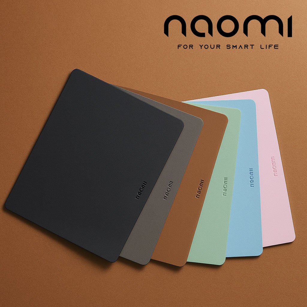 나오미 가죽 마우스 패드 사무용 노트북 휴대용 심플 컬러 미니 소형, 1 연핑크 2,900원