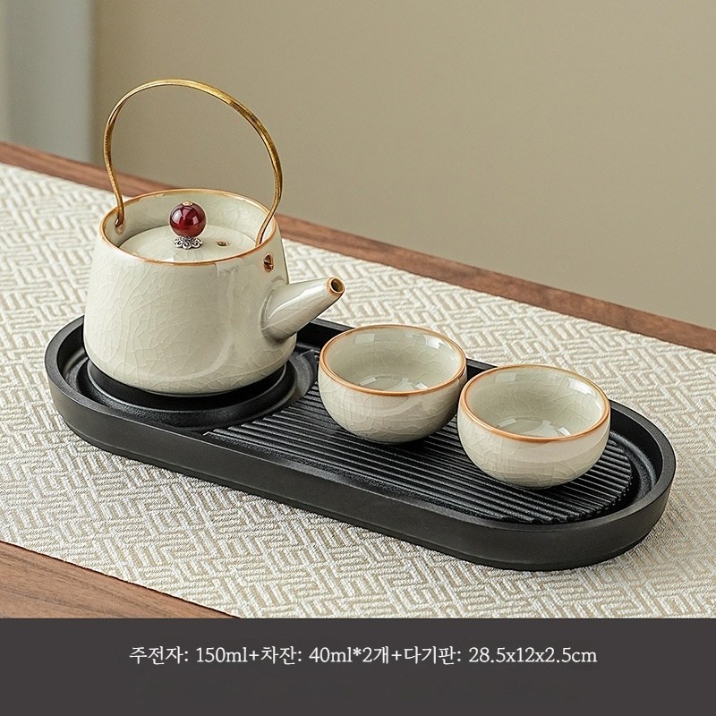 씨와이씨 여요 다기세트 휴대용 티팟세트 2인용 찻잔세트 33,800원