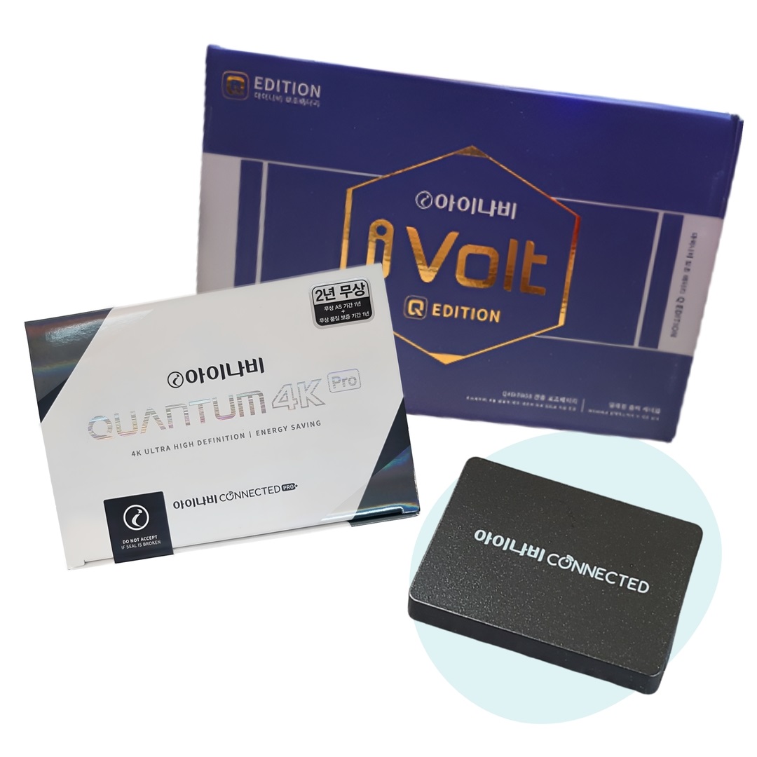 아이나비 [퀀텀4K PRO+커넥티드 프로플러스+BAB-115Q] UHD 화질 블랙박스+보조배터리 패키지 1,180,000원