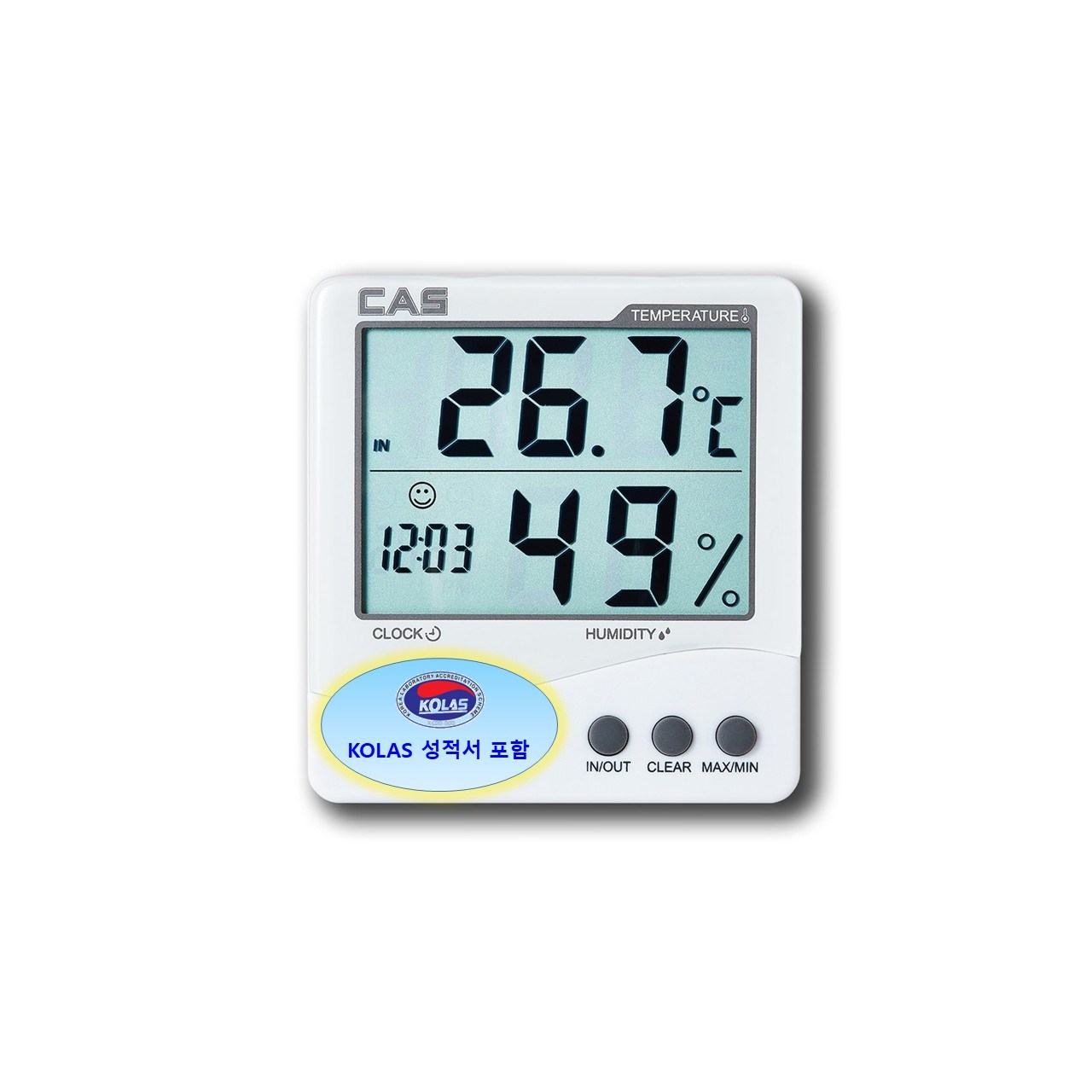 CAS TE-201 디지털온습도계구매 검교정 국가공인성적서포함 성적서 필증 KOLAS 제약 GMP HACCP 긴급급행심사 5일이내 99,000원