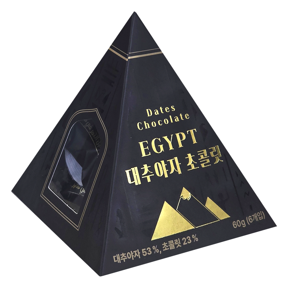 프리미엄 피라미드 대추야자 아몬드 초콜릿, 9개, 60g 39,100원