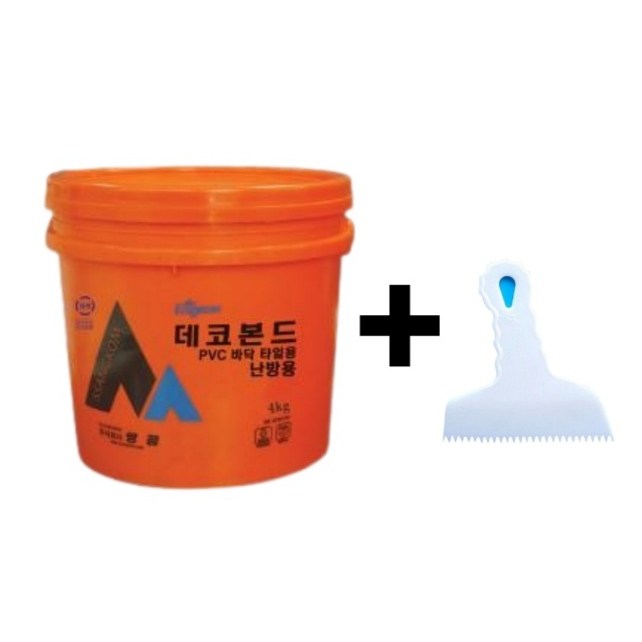 INVEN* 인벤 고급 PVC 바닥 데코본드 4kg + 톱니P헤라 @안전2중포장@ 20,000원