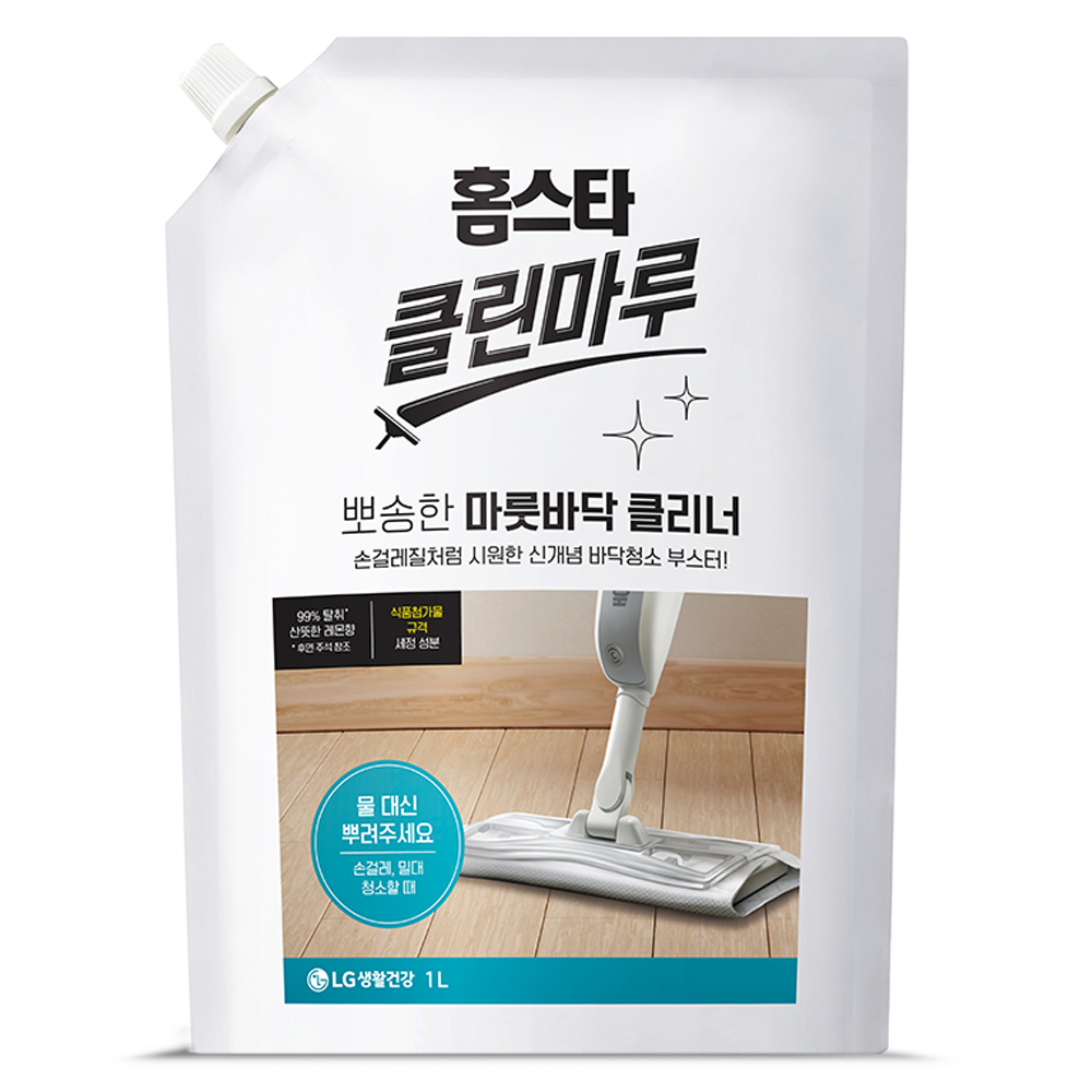 홈스타 클린마루 마룻바닥 클리너 화이트 레몬향 리필 11,900원