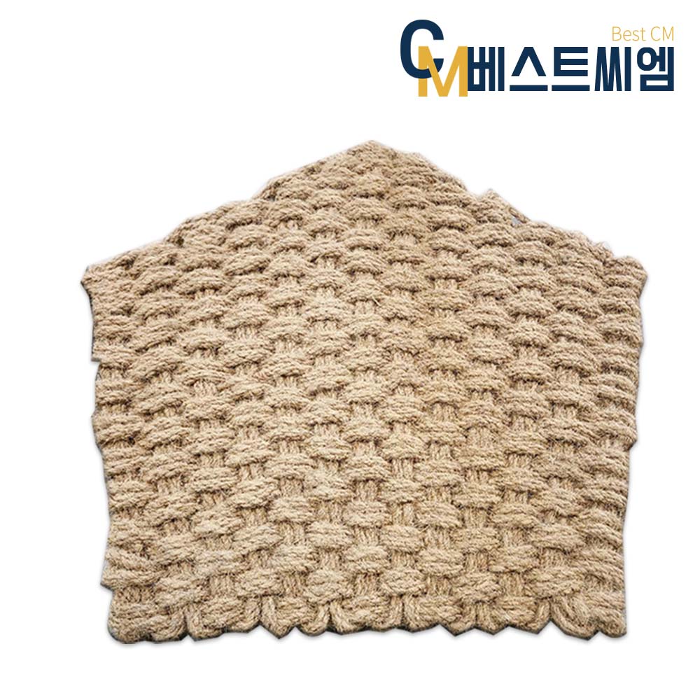 베트남직수입 친환경 야자 매트 35T 원형매트 오각형매트 수목보호매트 현관매트 산책로 등산로 보행매트, 야자매트, 1개 215,000원