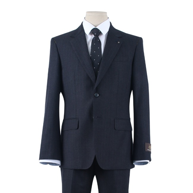 캐시미어 스트라이프 프리미엄 네이비 정장세트 TSU315060 450,000원