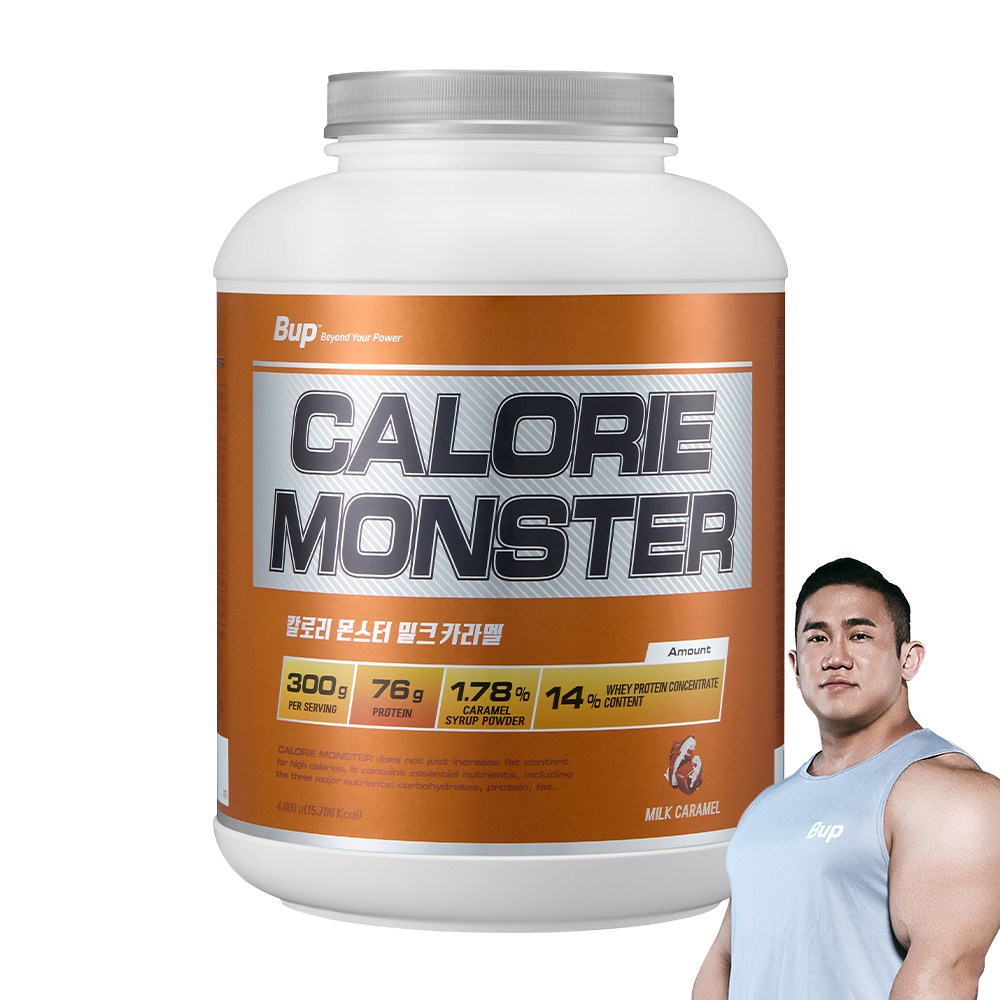 뉴트리션스토어 BUP 칼로리몬스터 밀크카라멜맛 체중증가 게이너 74,510원