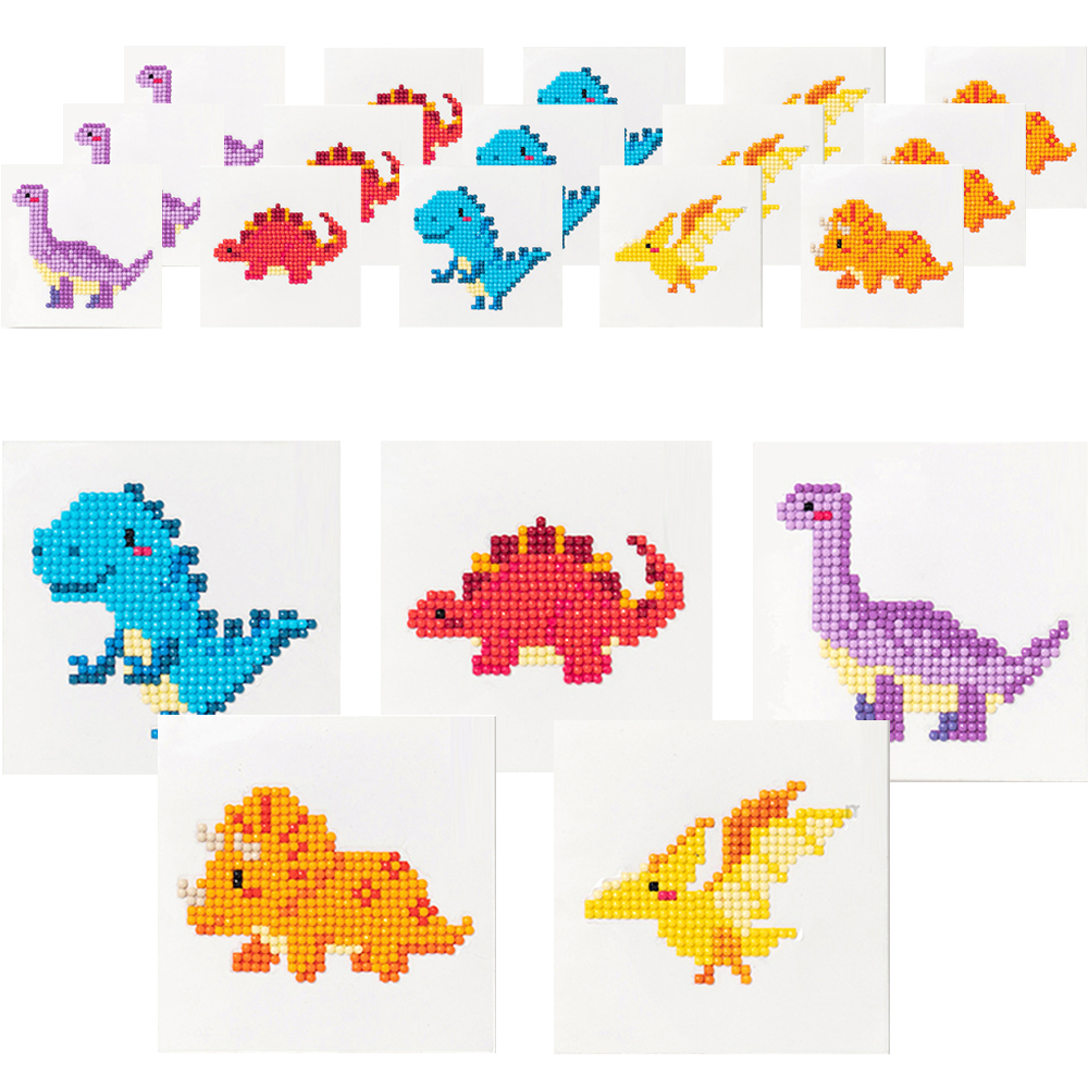 민화샵 공룡 보석 십자수 5종 x 4p 세트 24,220원