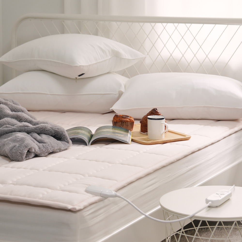 24년 한일 달잠 천연 100% 양모 인체감지 탄소매트 양모달잠 파스텔핑크, 더블 (150x200cm) 206,000원