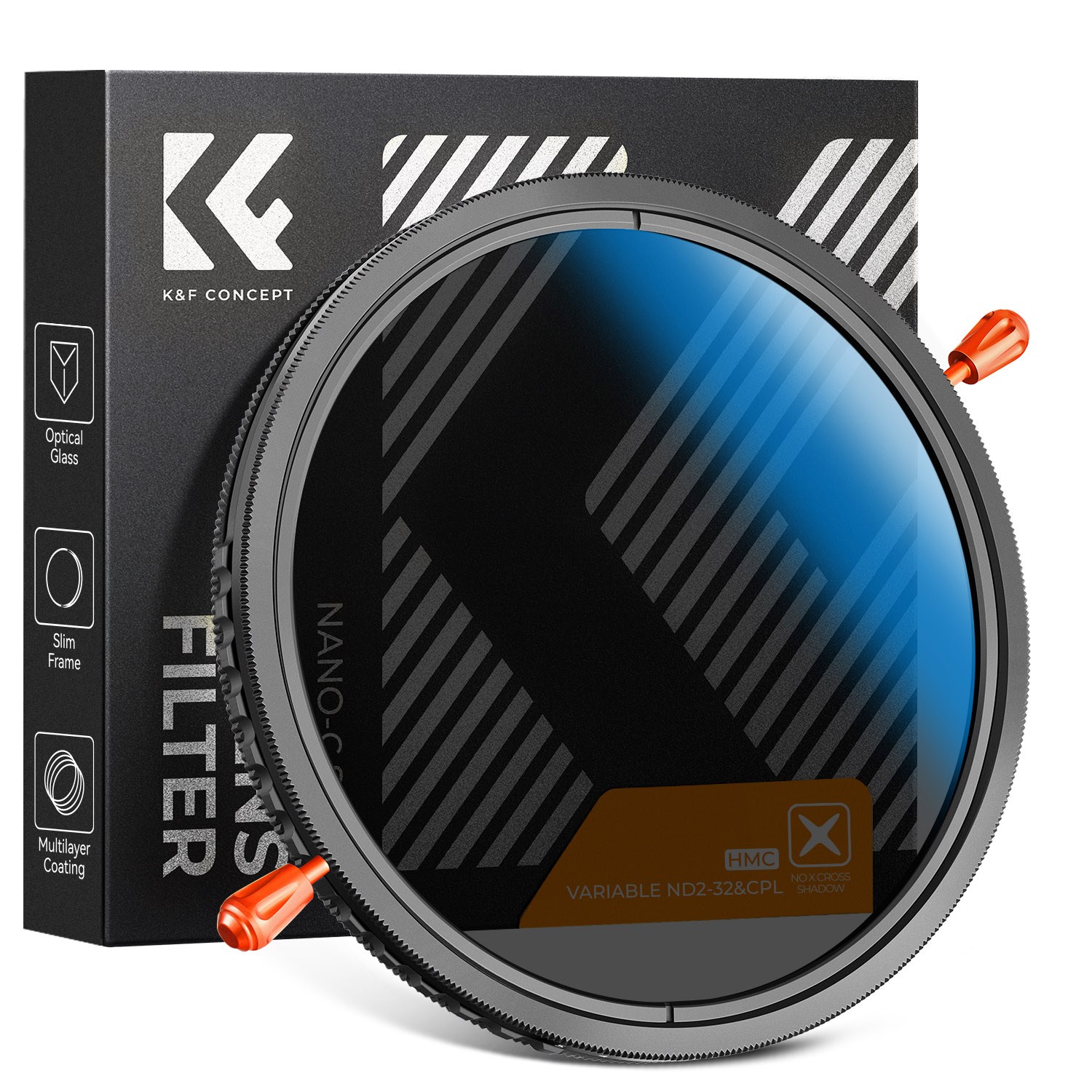 K&F Concept 52mm ND2-32+CPL Variable 1-5 Stop ND Filter and CPL 43,000원
