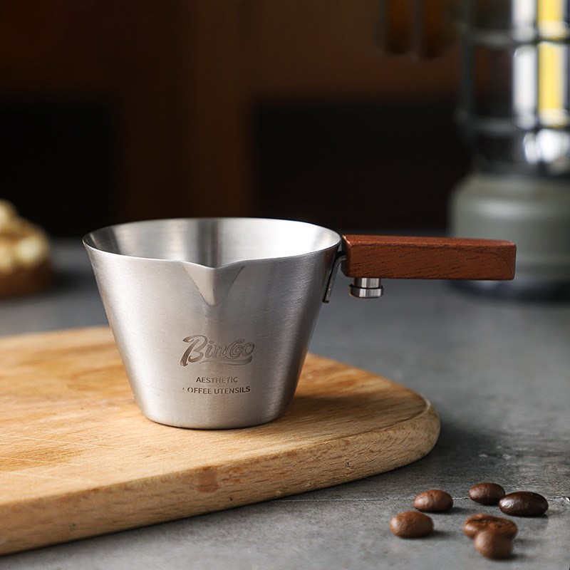 FATTYS 우드 스텔 에스프레소 샷잔, 1개, 실버 14,900원