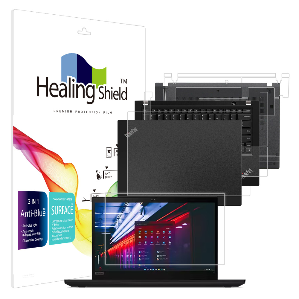힐링쉴드 레노버 씽크패드 T14 Gen2 블루라이트차단 액정보호필름1매 외부3종, 1개 58,320원
