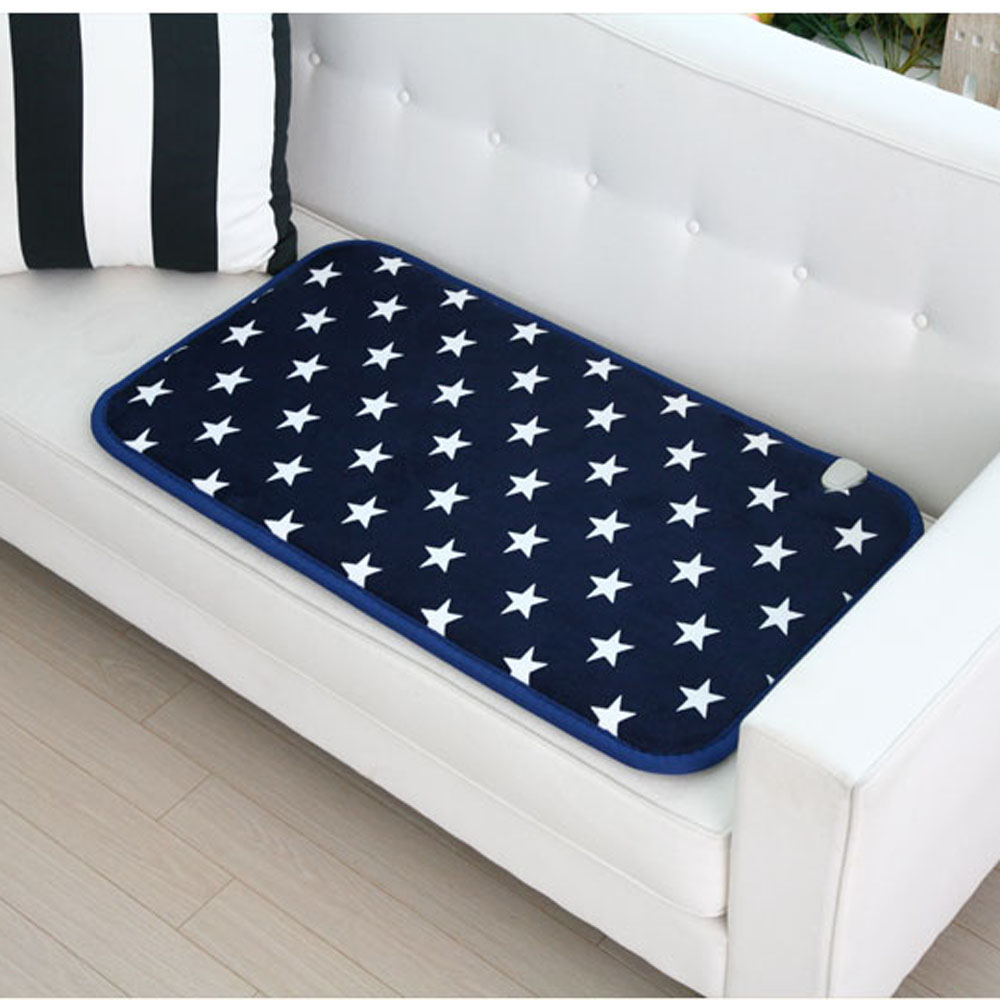 하마전자 작은별 2인용 /등받이겸용 극세사 전기방석, 2인용, 작은별 29,800원