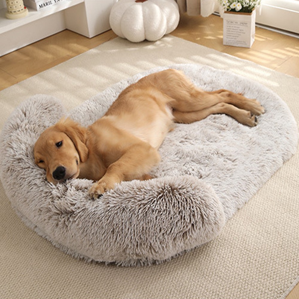 Star Fun 강아지 방석 대형 기모는 가을과 겨울에 적합하다, 1개, 베이지 45,900원