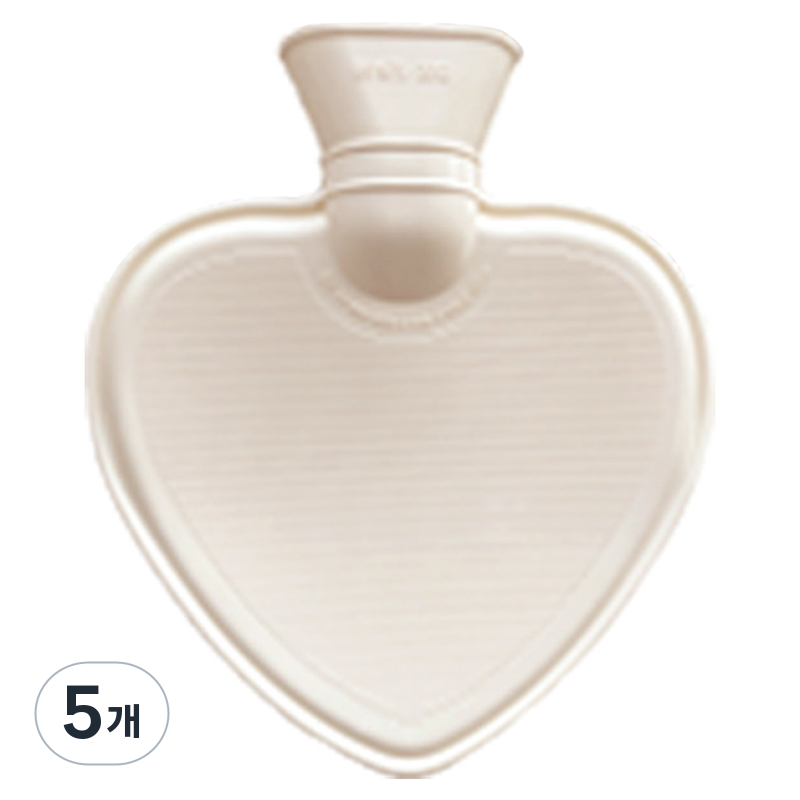 해피앤굿 오래가는 보온물주머니 하트고무, 5개 53,500원