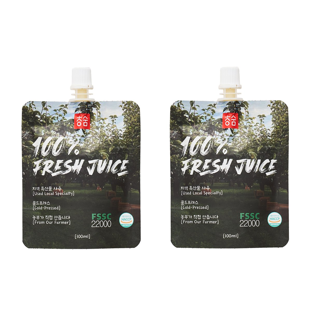 100% 생강 냉동착즙 주스 18,500원