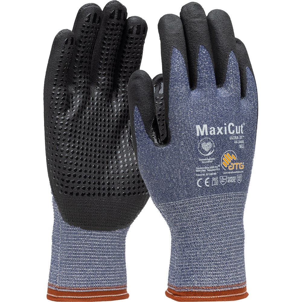 공의산업 ATG 맥시컷 울트라 CUT4 경량 베임방지 도트코팅 장갑 정밀작업 컷팅 다용도 44-3445 L 1켤레 22,000원