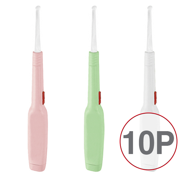 [10개 묶음] LED 후레쉬 귀이개 (라이트귀이개 B타입 10P 묶음) 귀후비개 귀파개 귀쑤시개 귀지청소기 귀청소 면봉 이어클리너, 1세트, 10개입 8,000원