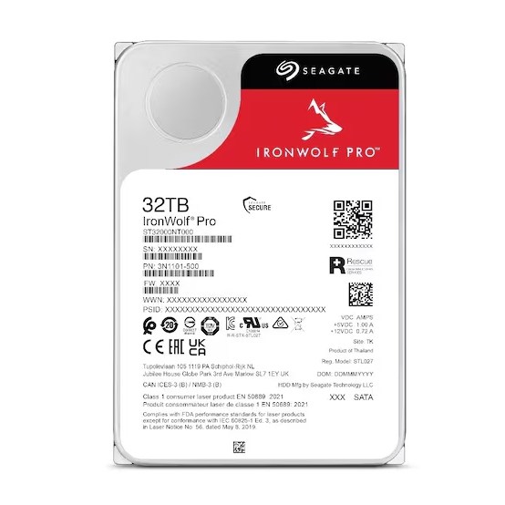 씨게이트 아이언울프 프로 NAS 하드디스크 ST32000NT000 32TB 32테라, ST32000NT000, 32TB 1,890,000원
