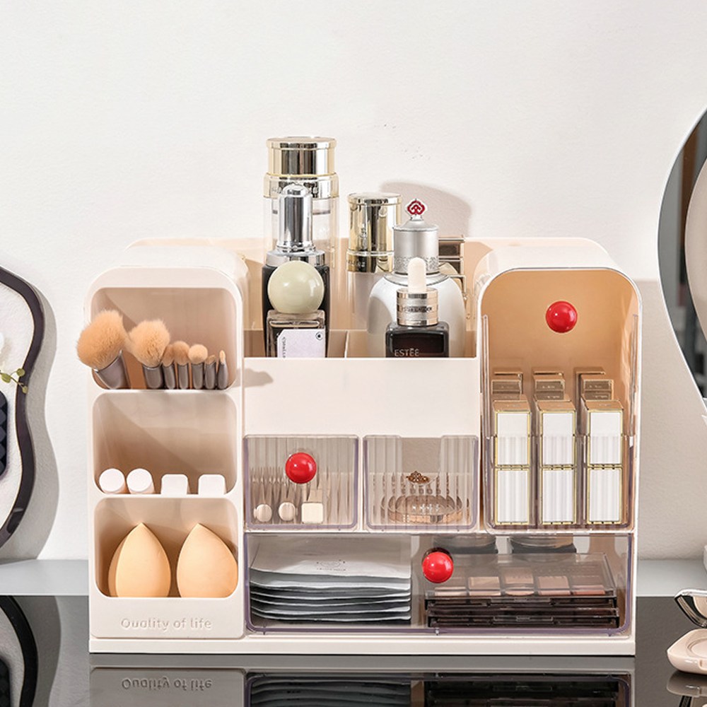 대용량 서랍형 화장품정리함 탁상용 화장대 수납 정리 오거나이저 11,990원