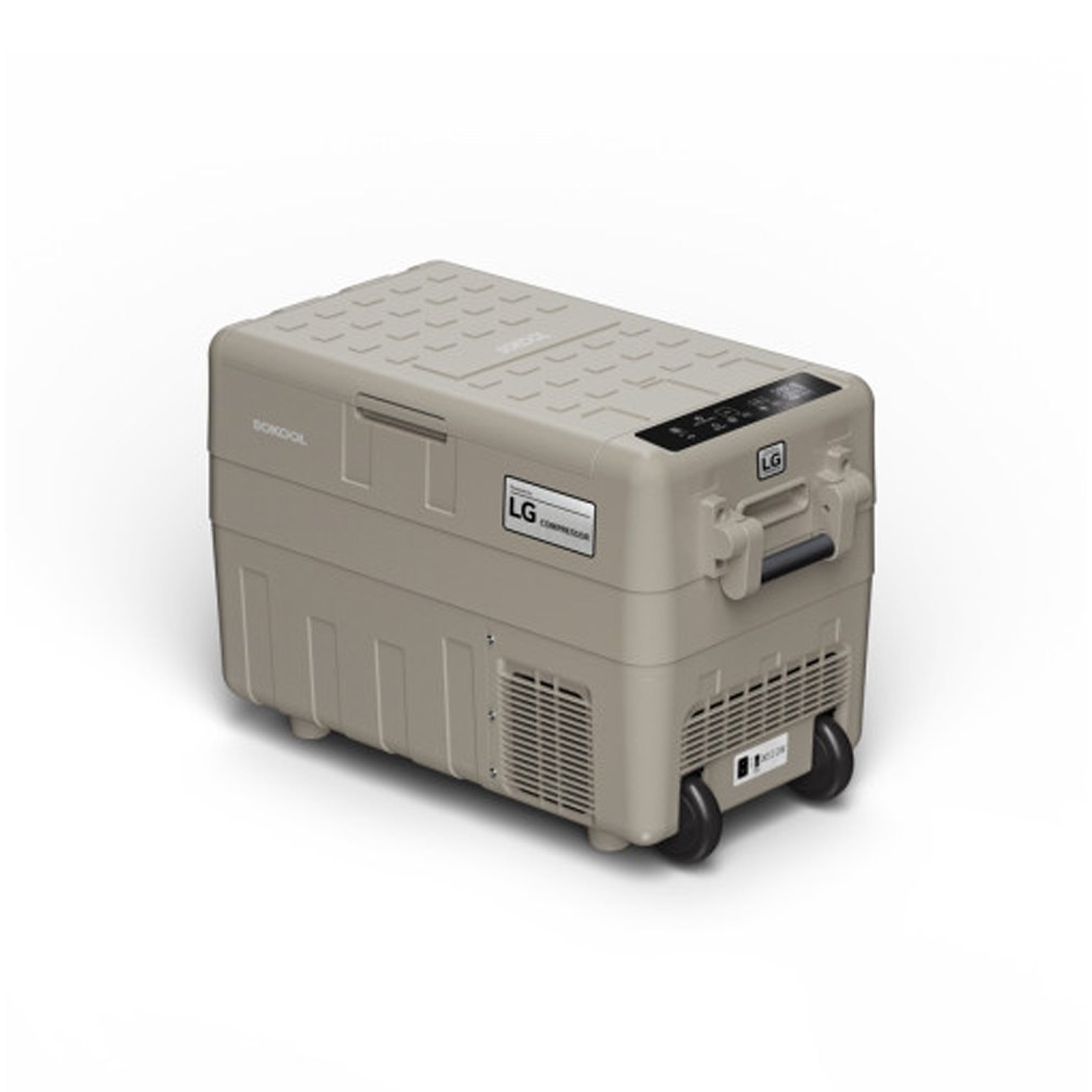 쏘쿨 듀얼플러스(40L) 배터리경용 유무선 이동식 냉장고/냉동고 캠핑냉장고 휴대용 차량용 SKP40D+ (카멜색/화이트) 550,000원