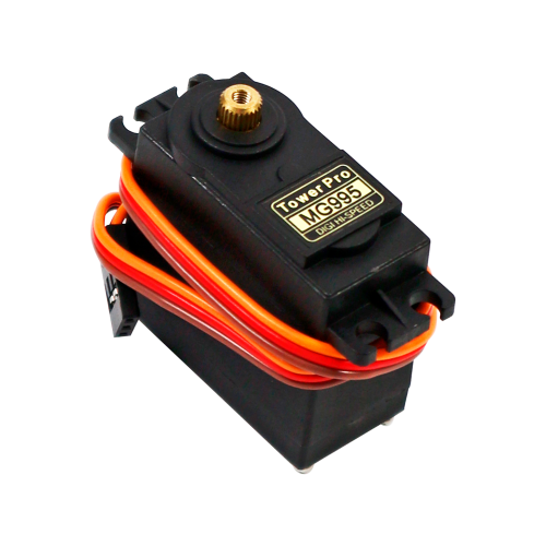 아두이노 로봇팔용 고출력 서보모터 MG995 (360도 회전), 1개, 현재가 6,600원