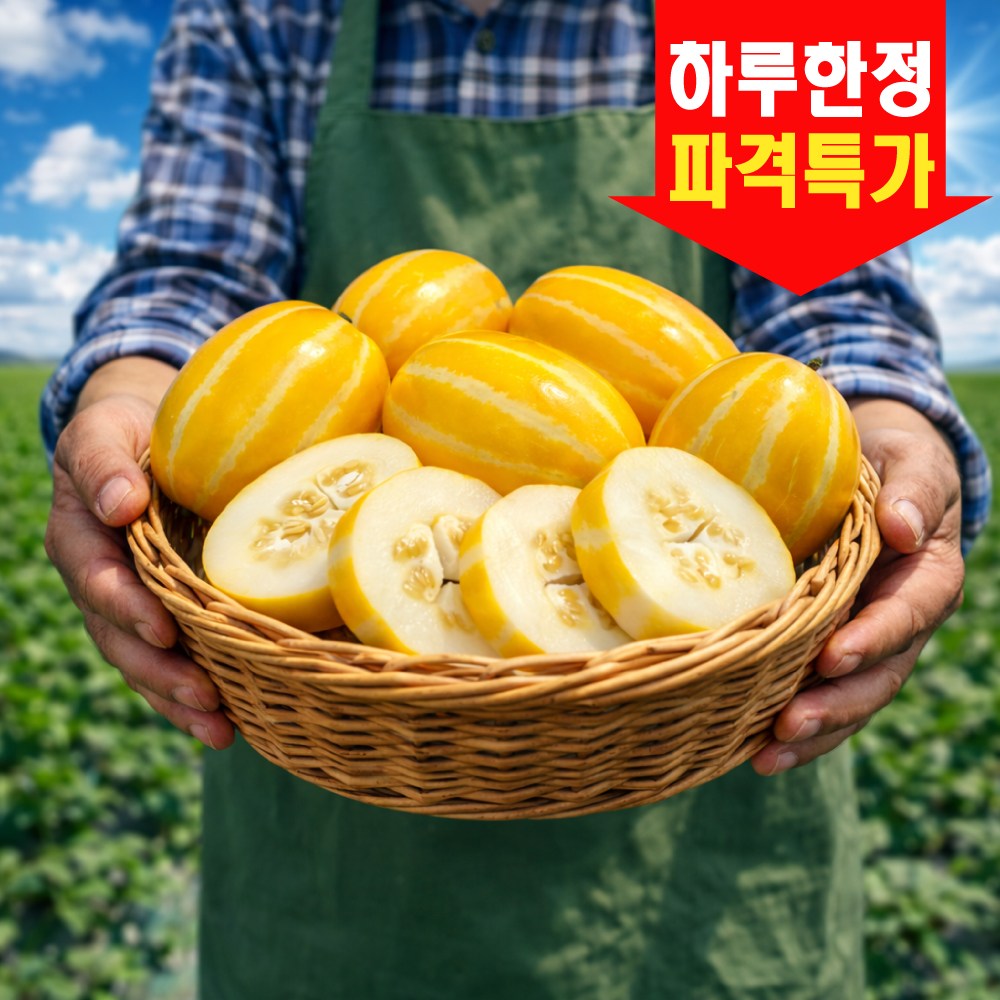 [사계담음] 당도보장 산지직송 실중량 성주 참외 가정용 혼합과 로얄과 30,000원