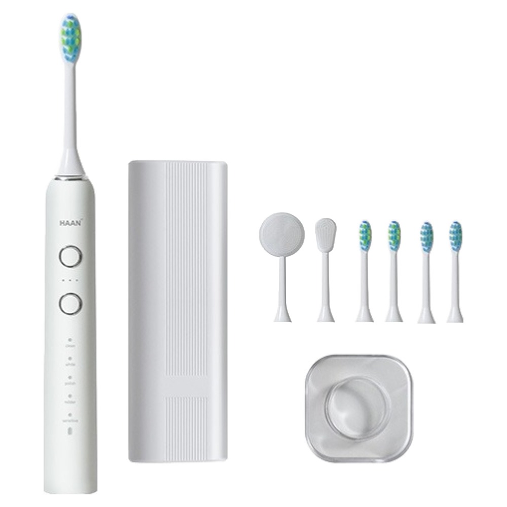 한경희생활과학 무선 음파 전동칫솔, 스페셜 전용 칫솔모 2종 x 2p, 혀클리너, 페이스클리너, 휴대용 케이스, 무선 충전기 39,900원