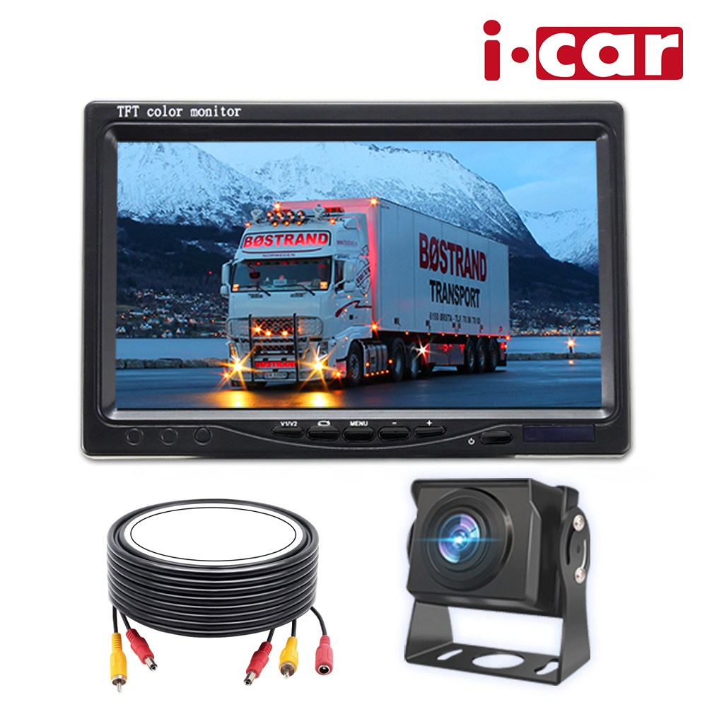 7인치 거치형 모니터 화물차용 LED 슈퍼나이트비전 후방카메라 풀세트 83,500원