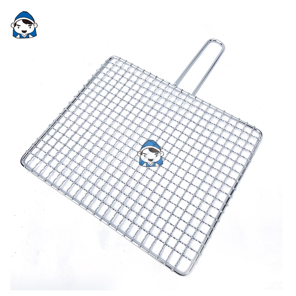 갑도리 석도리 국내산 스텐 손잡이 사각(이중겹망)석쇠 285/320/350/400 숯불그릴 화로대 5,900원