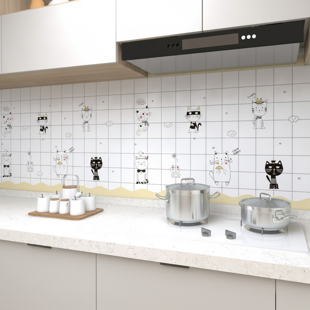 아느로 주방 타일 기름때 방지 시트지 B007, 1개 12,000원