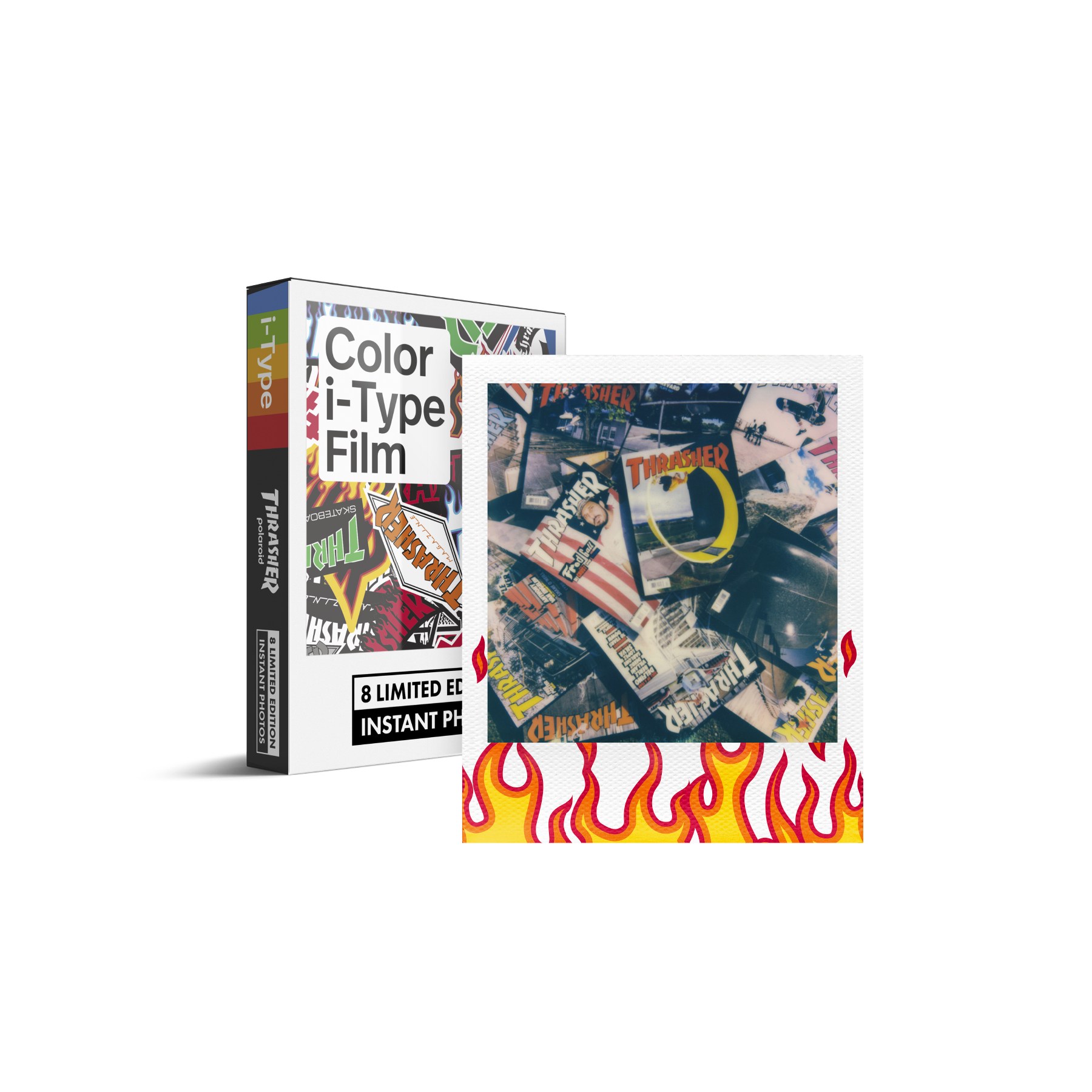 [공식] 폴라로이드 i- Type 컬러 필름 Thrasher 에디션 (8매), 1개, i-Type Thrasher - 006568 38,900원
