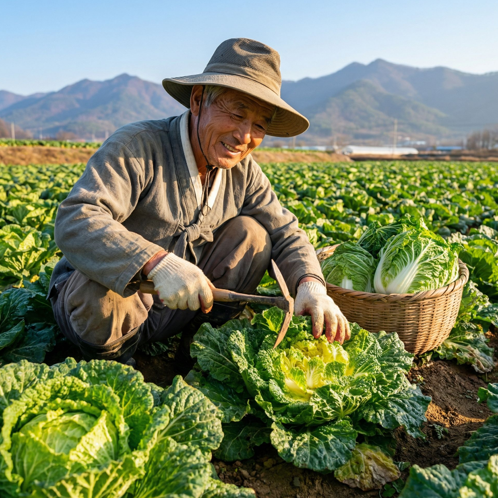 [다정한농수산] 국내산 제철 봄동 산지직송 신선 채소, 1박스, 10kg 44,000원