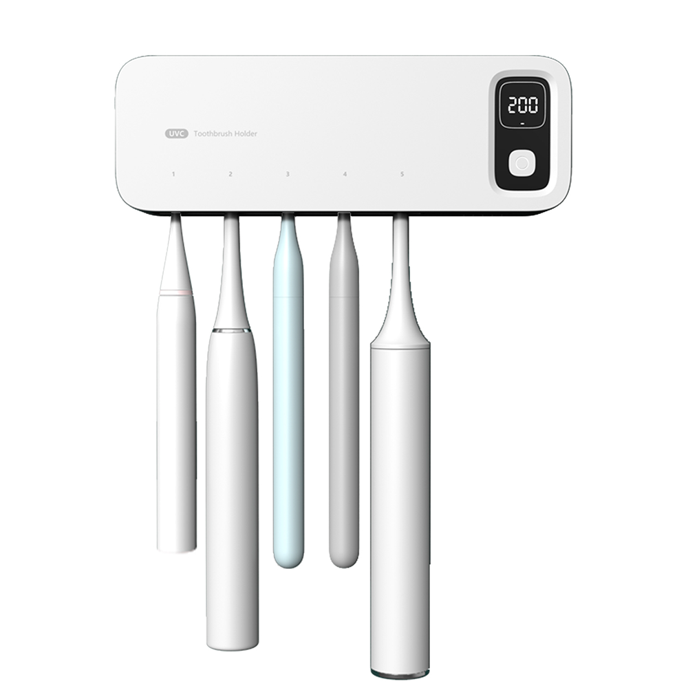 SERENDI UVC 칫솔살균기 벽걸이 무타공 팬건조 5구 USB-C, 퓨어 화이트 36,200원