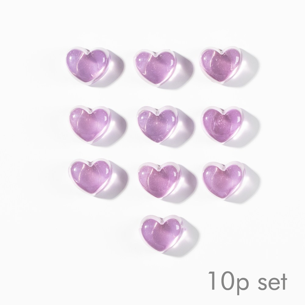 쏘이온 퍼플캔디하트 냉장고 인테리어 자석 마그넷, 퍼플캔디하트10p 7,900원