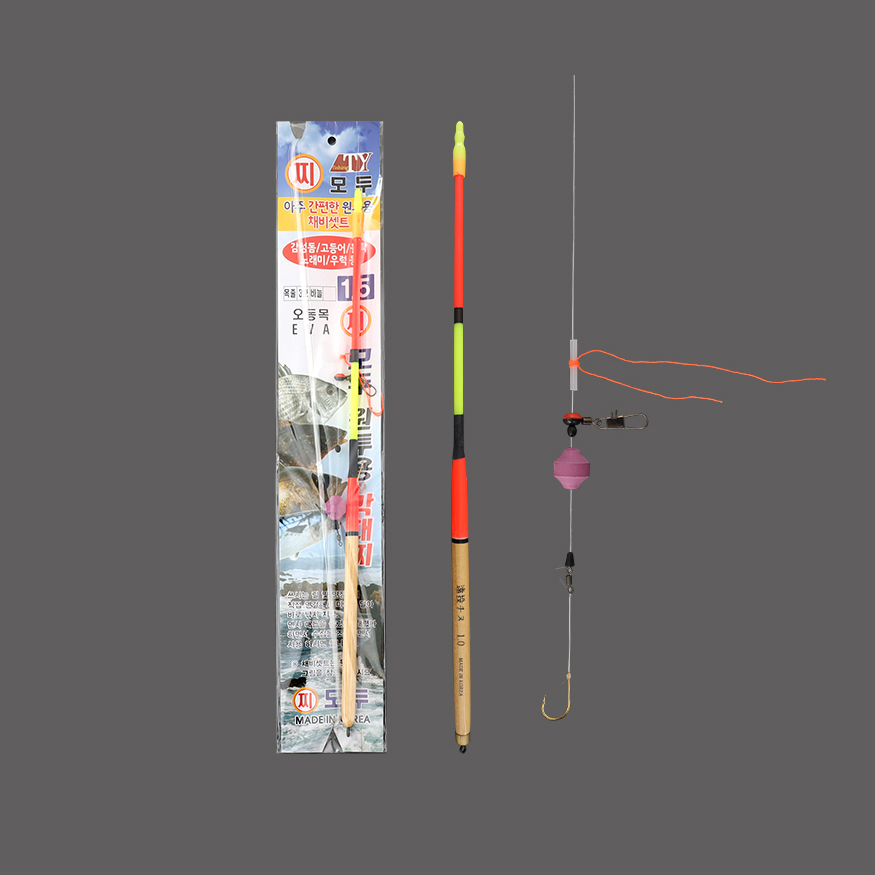 국산 모두 원투용 막대찌 채비세트 감성돔 고등어 볼락 노래미 우럭, 1개, 1.5호 4,320원