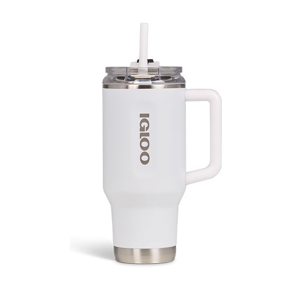 이글루 빨대텀블러 트래블머그 946미리 물샘방지, 1개, 946ml, 화이트 39,210원