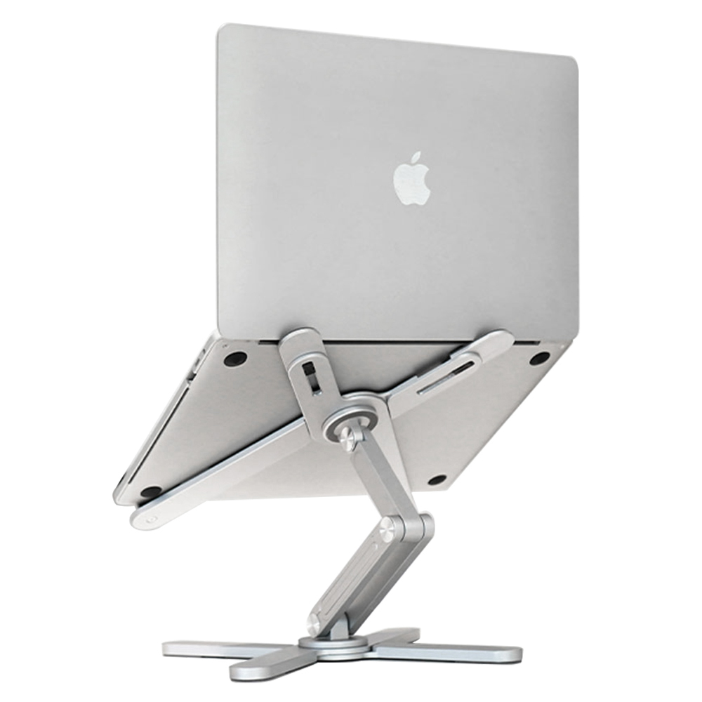 감성공장 360도 회전 노트북 맥북 거치대 스탠드 받침대 접이식 알루미늄, 실버, 1개 41,900원