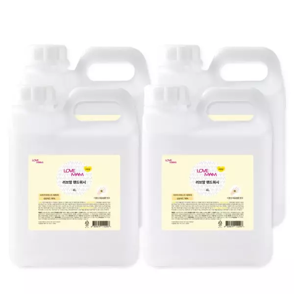 테온셀 러브맘 핸드워시 4Lx4통 손세정제 거품비누 물비누 클리너 포밍 79,900원