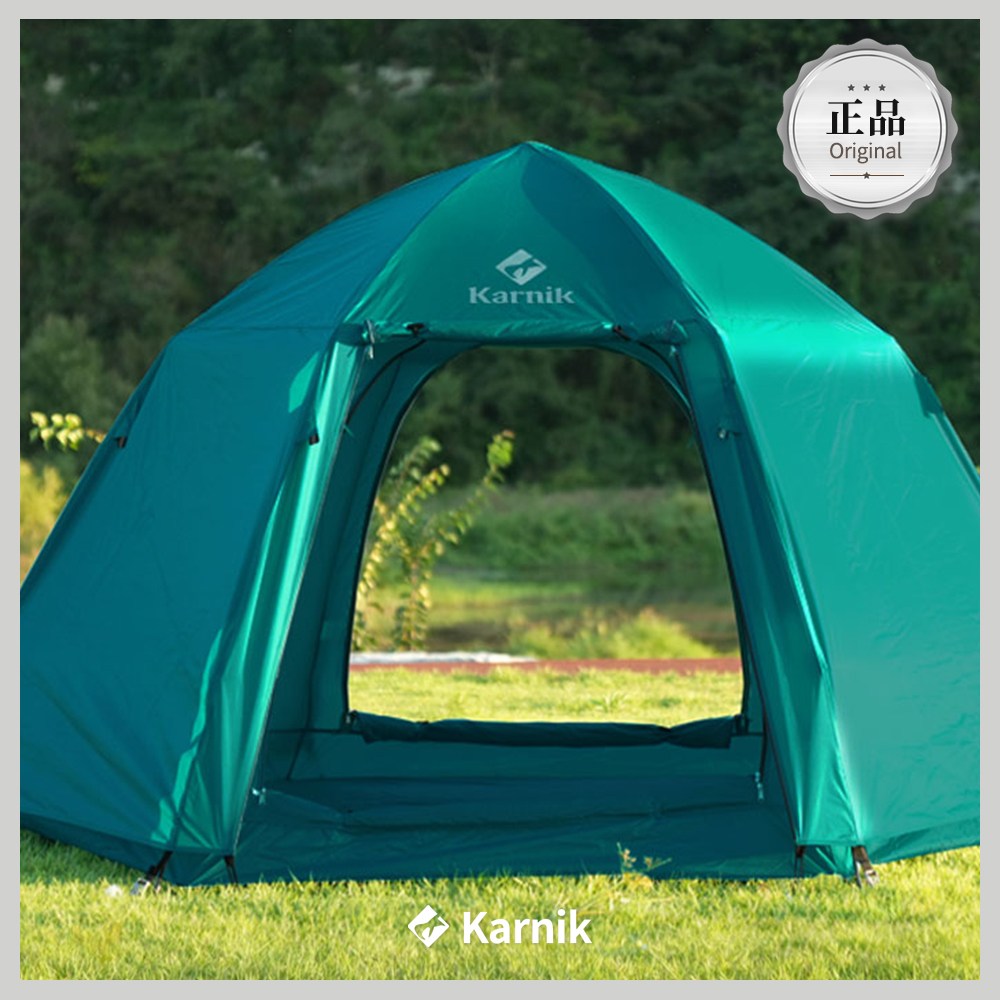 카르닉 스페이스 돔형 원터치텐트 중형 3-4인 아이보리, 중형(3-4인용), 블루그린(Bluegreen) 112,900원
