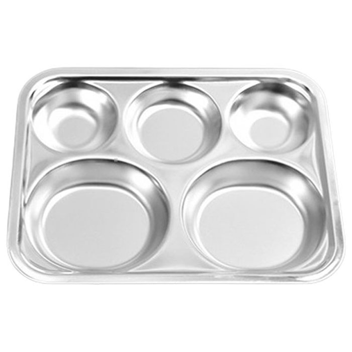 윌리브 304스텐 소형 원형3찬 식판, 실버 12,820원