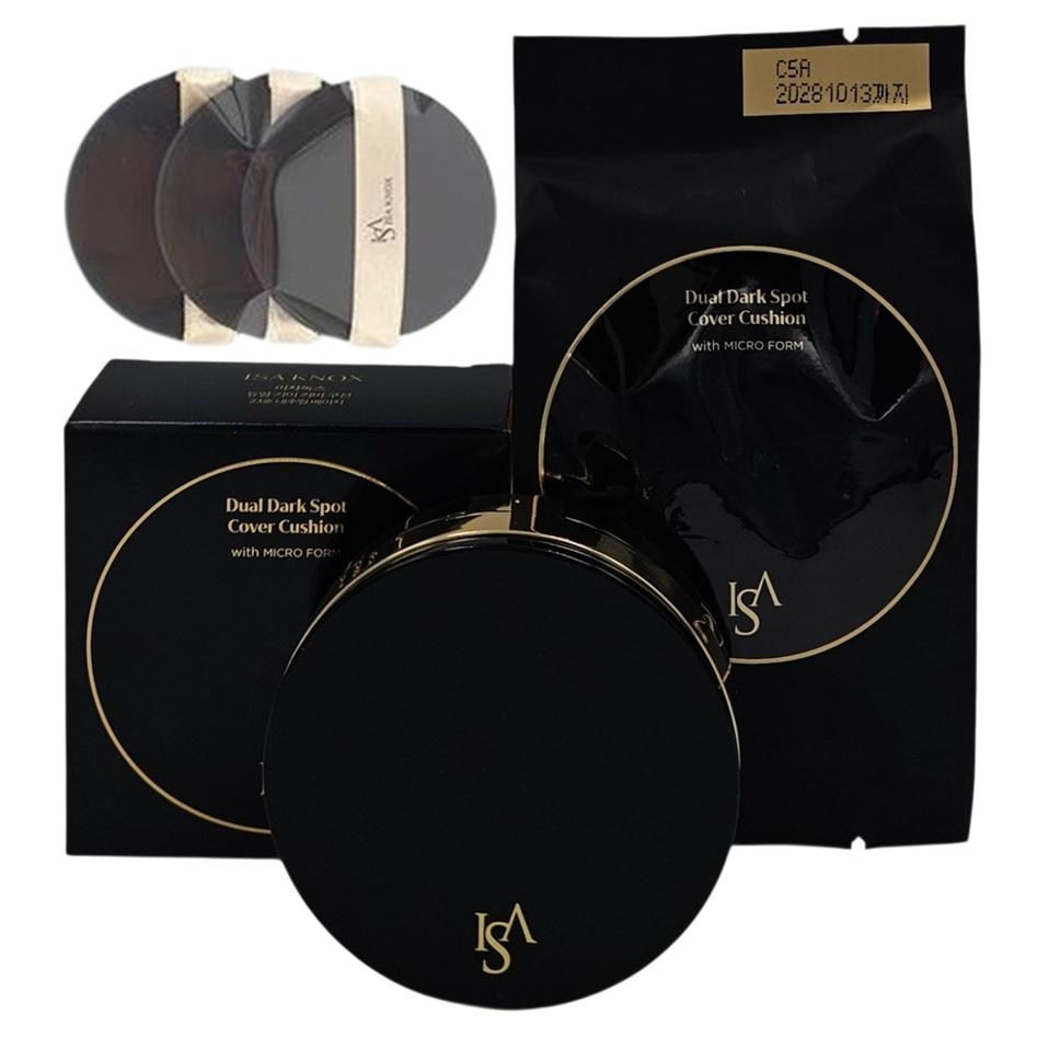 이자녹스 듀얼 기미 커버 쿠션 본품 15g + 리필 15g 세트, 21호 본품 1개 + 리필 1개 + 퍼프 3매, 1개, 현재가 20,890원