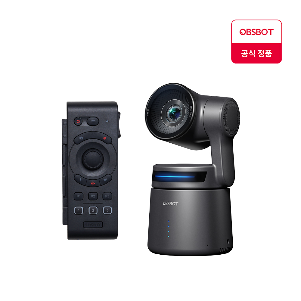 옵스봇(OBSBOT) Tail Air + 리모컨 세트 4K AI 스트리밍 PTZ 카메라 오토 트래킹 814,000원