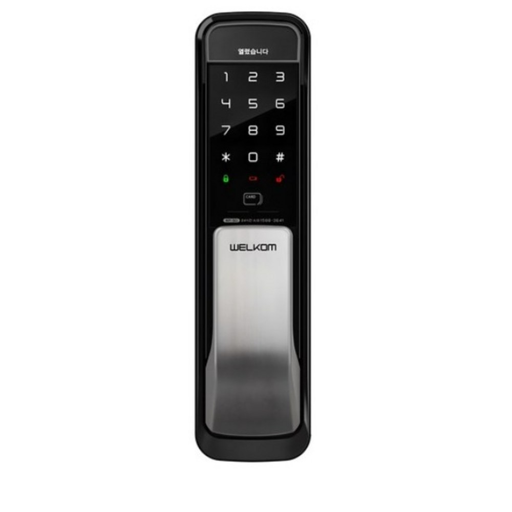 솔리티 무타공 푸시풀 손잡이 있음 도어락 WP-501 223,760원